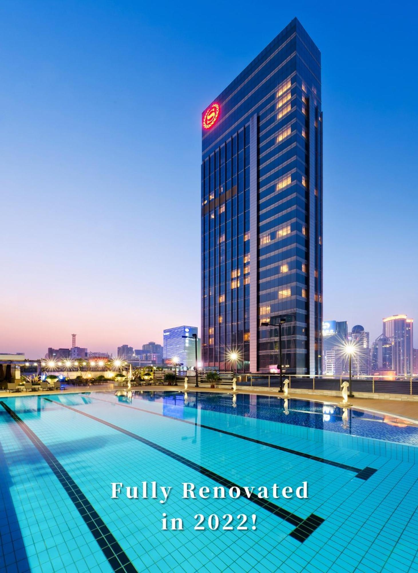 Sheraton Guangzhou Hotel-Fully Upgraded In Cbd-Free Canton Fair Shuttle Bus And Registration Counter Exterior foto